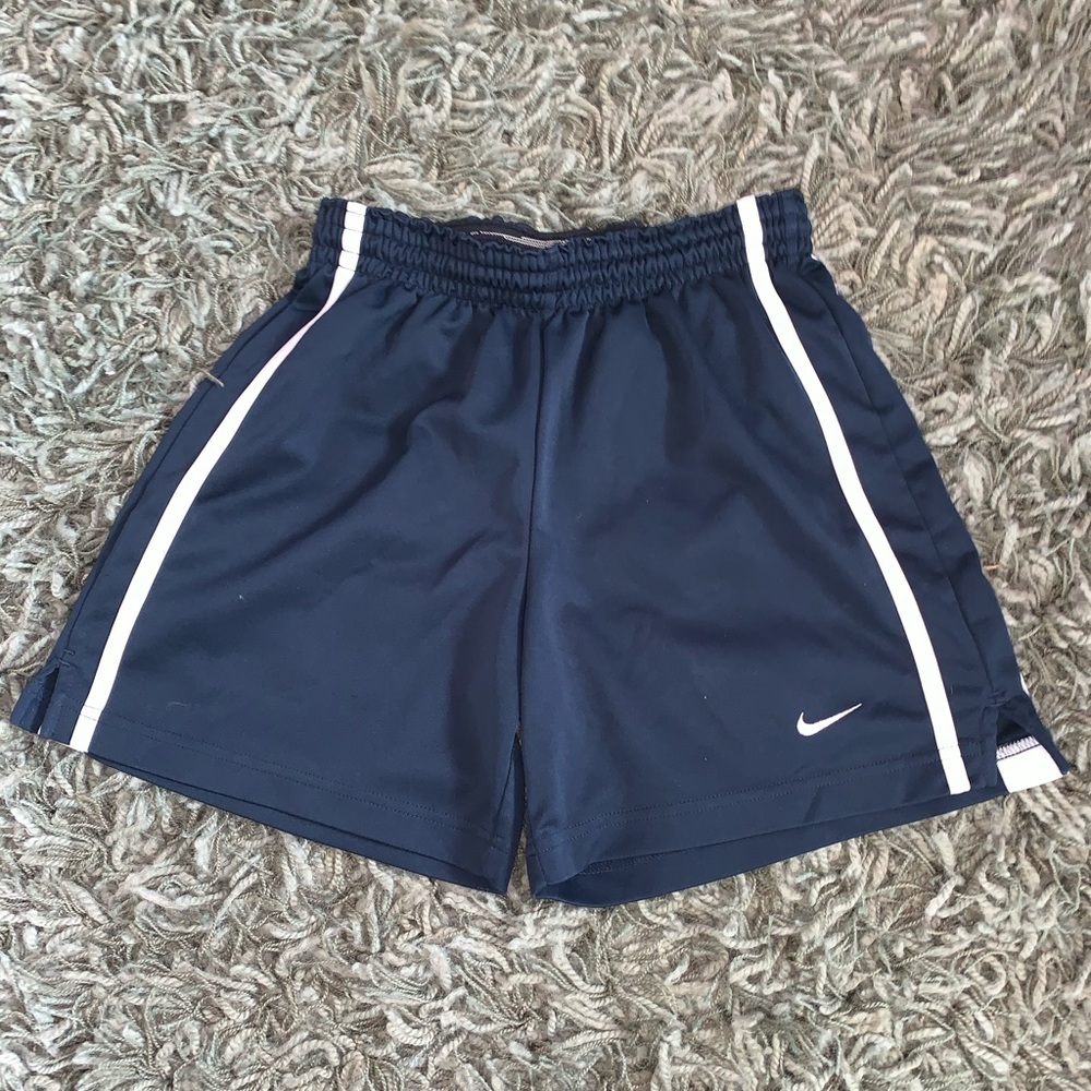 Blue Nike shorts